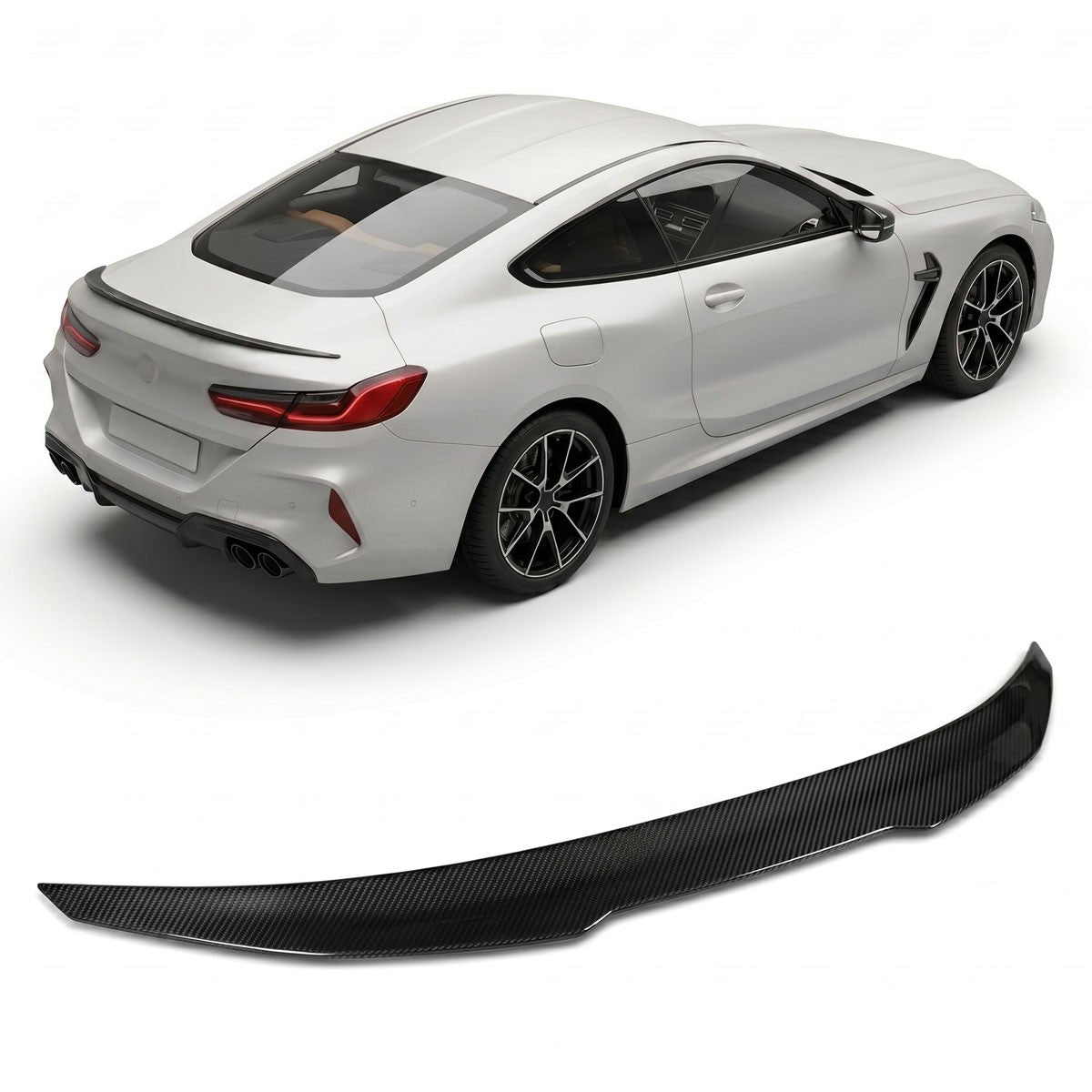 Kofferraumspoiler Carbon passend für BMW 8er G15 F92 2018+