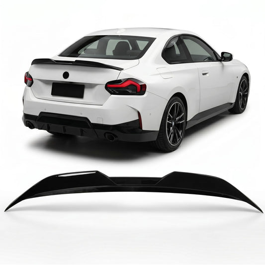 Hochglanz Schwarz Kofferraumspoiler passend für BMW 2er G42 Coupé 2022-heute