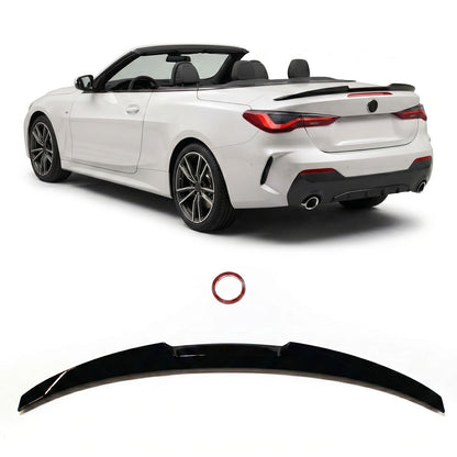 Kofferraumspoiler Hochglanz Schwarz passend für BMW 4er G23 Cabrio 2021-
