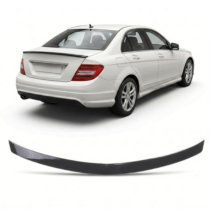 Kofferraumspoiler Gloss Schwarz passend für Mercedes C-Klasse W204 Limousine 2007-2015