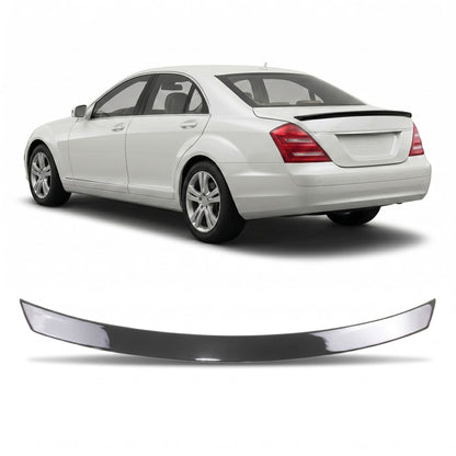 Kofferraumspoiler Hochglanz Schwarz passend für Mercedes S-Klasse W221 2005-2013