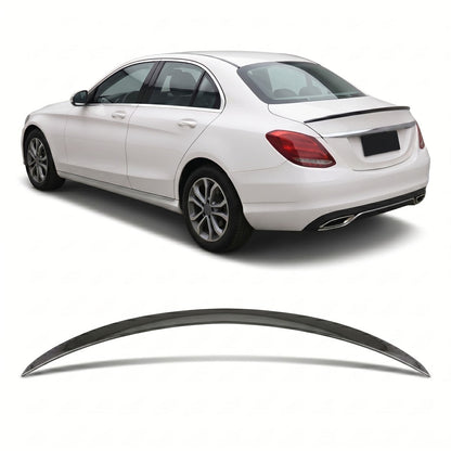 Kofferraumspoiler Hochglanz Schwarz passend für Mercedes C-Klasse W205 Limousine 2013-2021