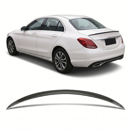 Kofferraumspoiler Hochglanz Schwarz passend für Mercedes C-Klasse W205 Limousine 2013-2021