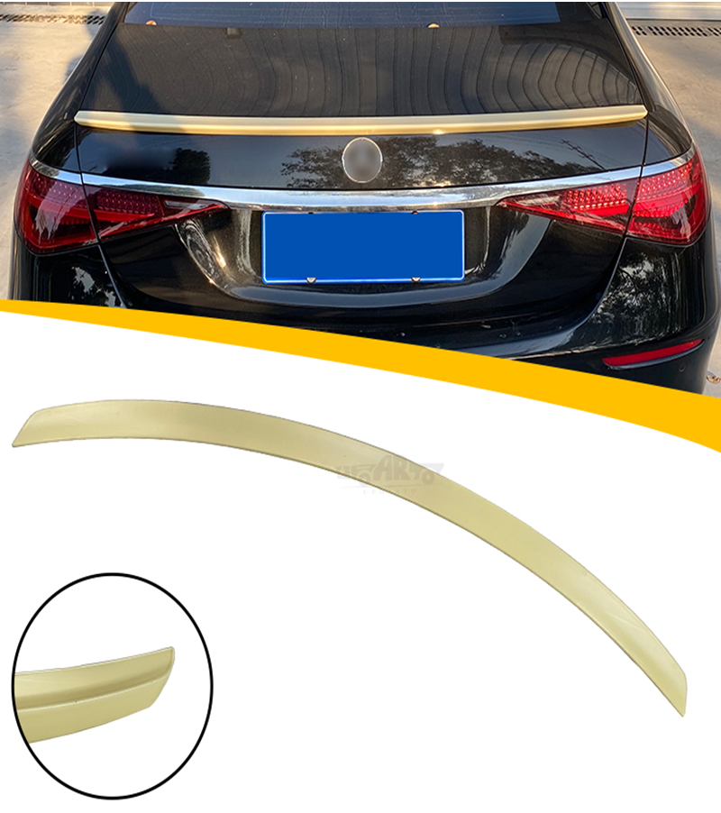 Kofferraumspoiler Hochglanz Schwarz passend für Mercedes S-Klasse W223 2020-heute