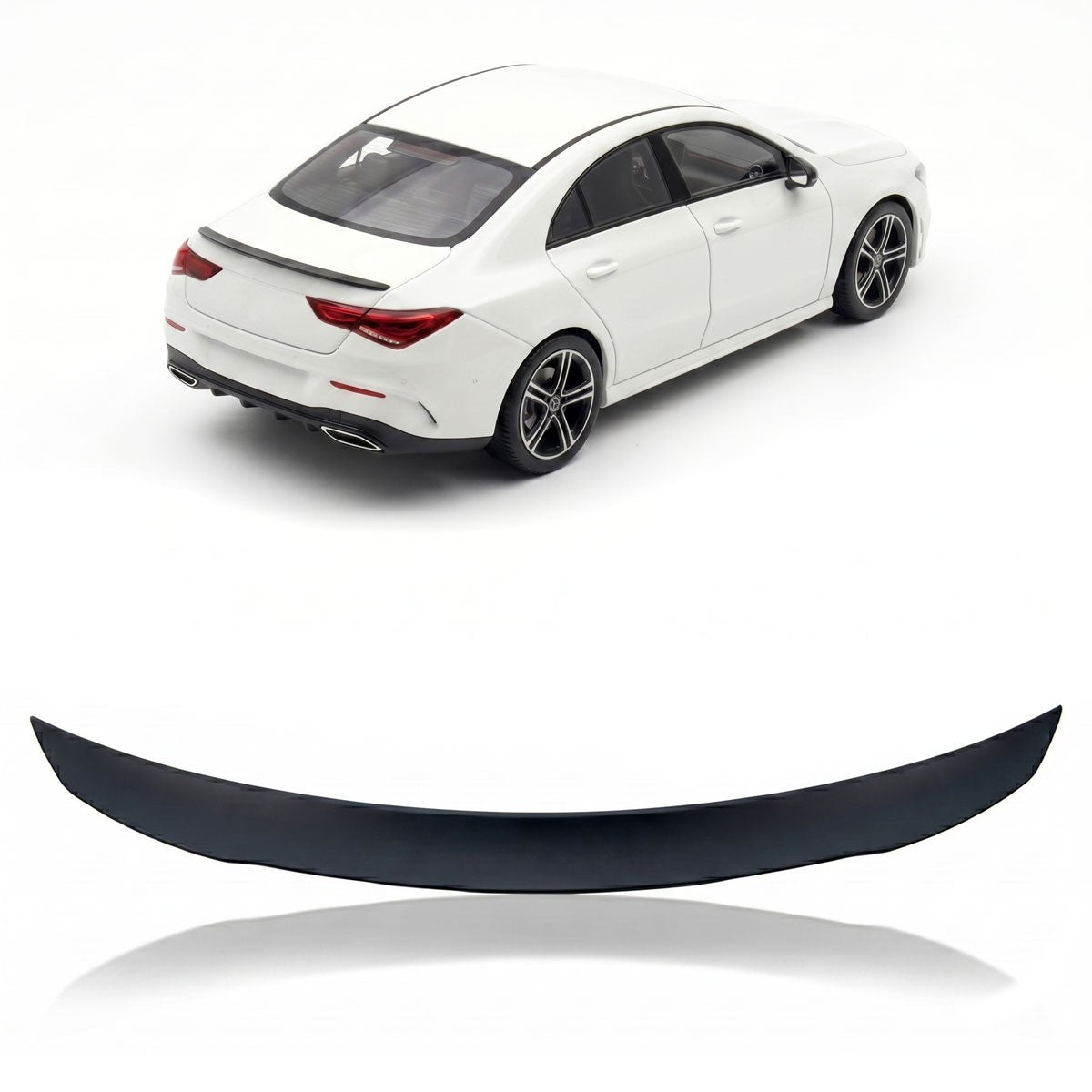 Kofferraumspoiler Matt Schwarz passend für Mercedes CLA (C118) 2019-heute