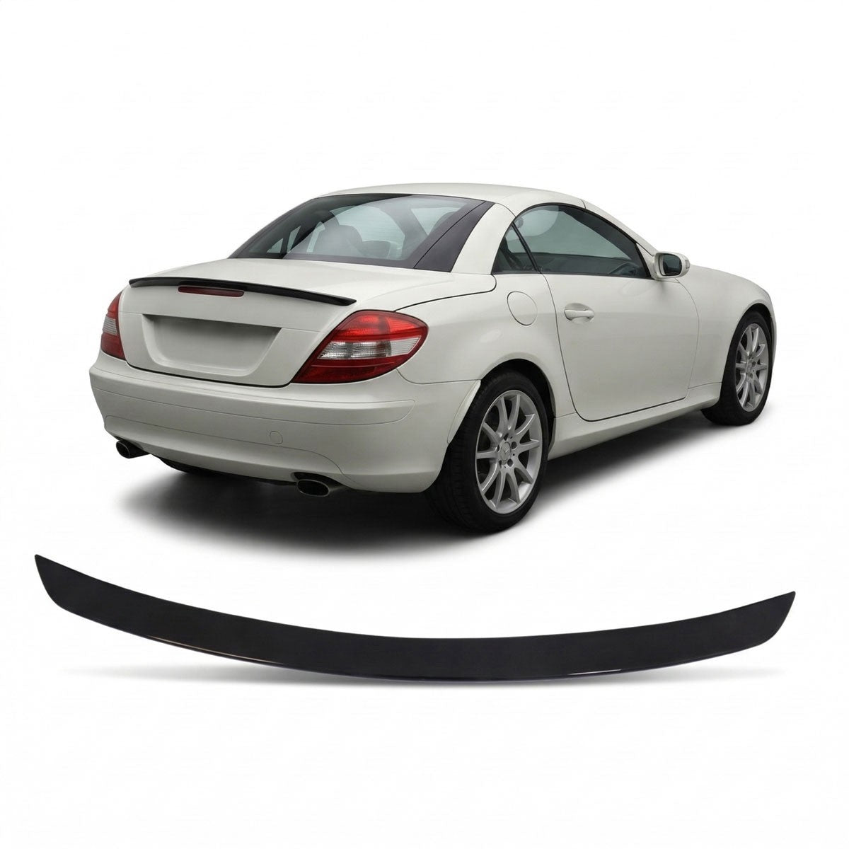 Kofferraumspoiler Hochglanz Schwarz passend für Mercedes SLK R171 2004-2011