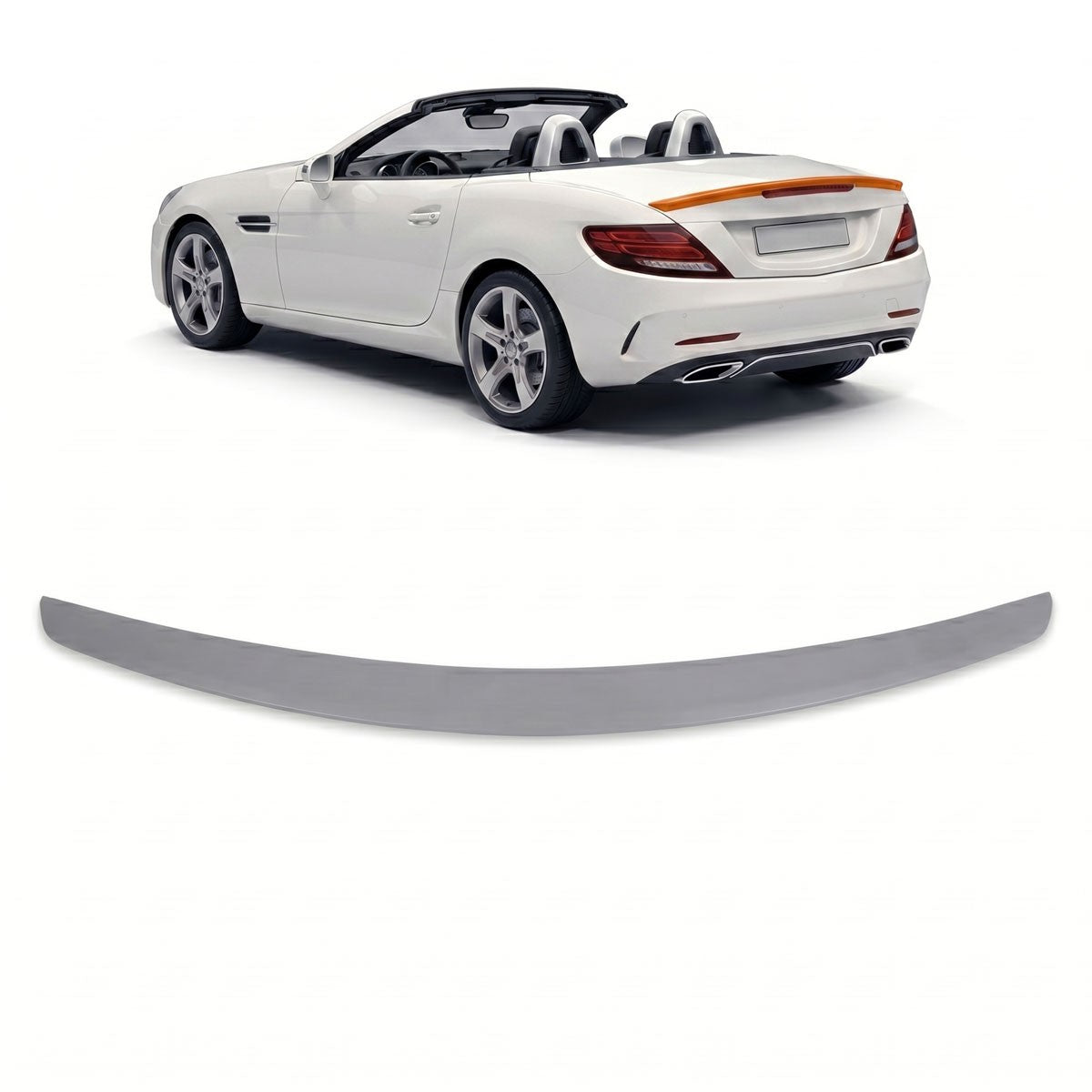 Sport Kofferraumspoiler lackierbar passend für Mercedes SLC (R172) 2016-2021