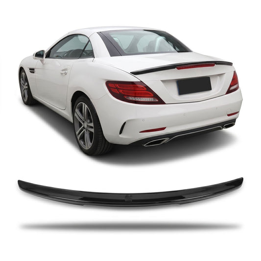 Kofferraumspoiler Hochglanz Schwarz passend für Mercedes SLC R172 2016-2021