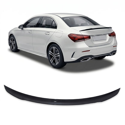 Kofferraumspoiler Hochglanz Schwarz passend für Mercedes A-Klasse V177 Sedan 2018-