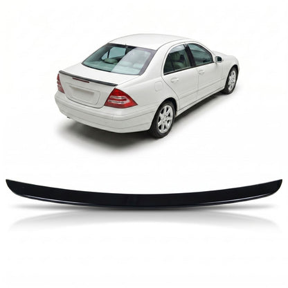 Kofferraumspoiler Hochglanz Schwarz passend für Mercedes C-Klasse W203 Limousine 2000-2007