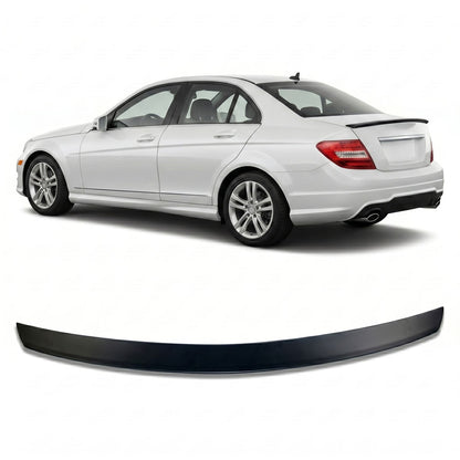 Kofferraumspoiler Matt Schwarz passend für Mercedes C-Klasse W204 2007-2014