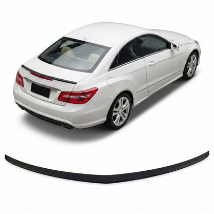Sport Kofferraumspoiler Matt Schwarz passend für Mercedes E-Klasse C207 2009-2016