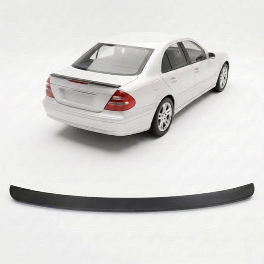 Sport Kofferraumspoiler Matt Schwarz passend für Mercedes E-Klasse W211 2002-2009