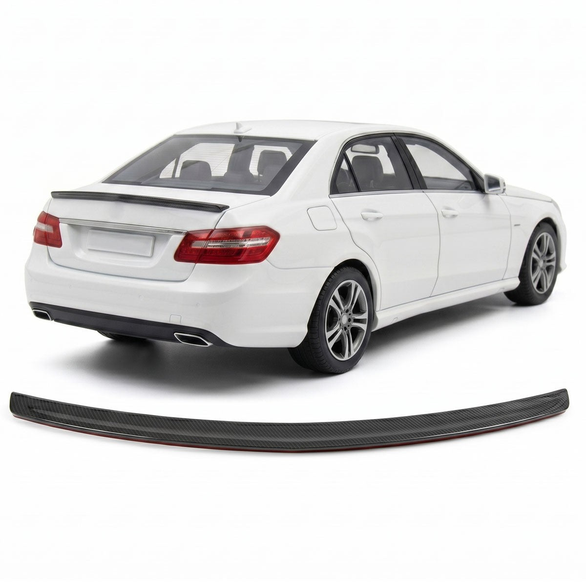 Kofferraumspoiler Carbon-Optik passend für Mercedes E-Klasse W212 2009-2016