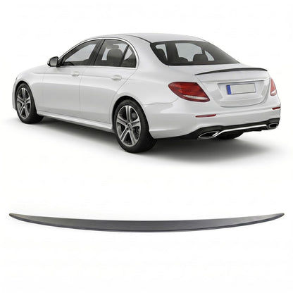 Kofferraumspoiler Matt Schwarz passend für Mercedes E-Klasse W213 Limousine 2016-2023