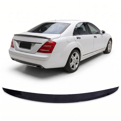 Kofferraumspoiler Carbon-Optik passend für Mercedes S-Klasse 2005-2013
