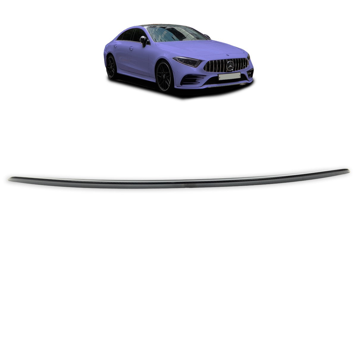 Kofferraumspoiler Carbon-Optik passend für Mercedes CLS (C257) 2017-heute