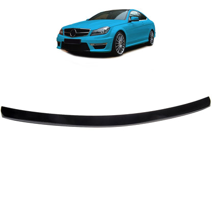 Kofferraumspoiler Hochglanz Schwarz passend für Mercedes C-Klasse C204 Coupé 2011-2015