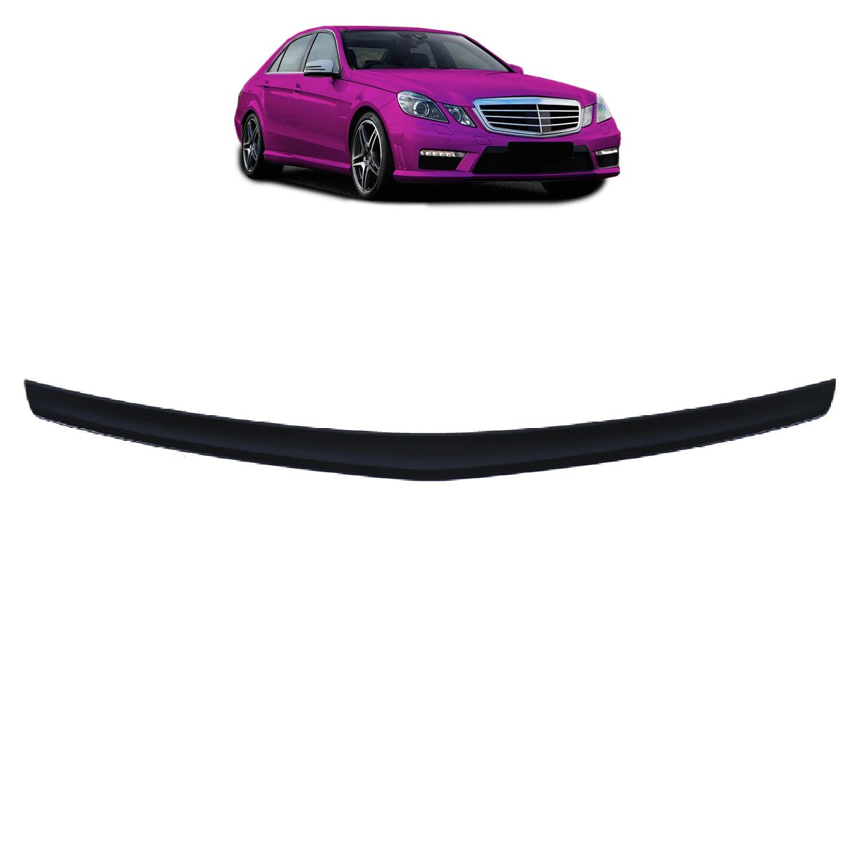 Sport Kofferraumspoiler passend für Mercedes E-Klasse W212 Limousine 2009-2016