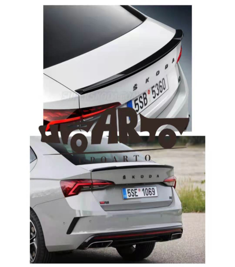 Kofferraumspoiler Hochglanz Schwarz passend für Skoda Octavia IV 2021-heute