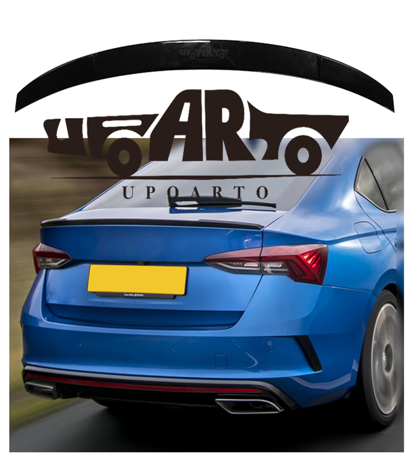 Kofferraumspoiler Hochglanz Schwarz passend für Skoda Octavia IV NX 2020->>