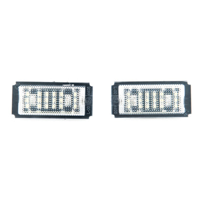 LED Nummernschildbeleuchtung Chrom passend für BMW 3er E46 Coupé 2003-2006