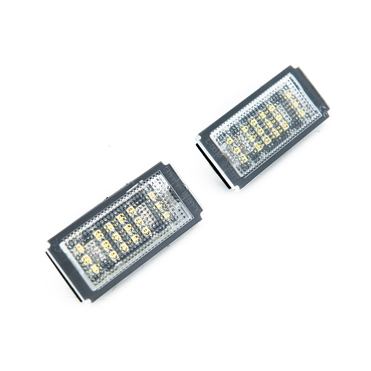 LED Nummernschildbeleuchtung Chrom passend für BMW 3er E46 Coupé 2003-2006