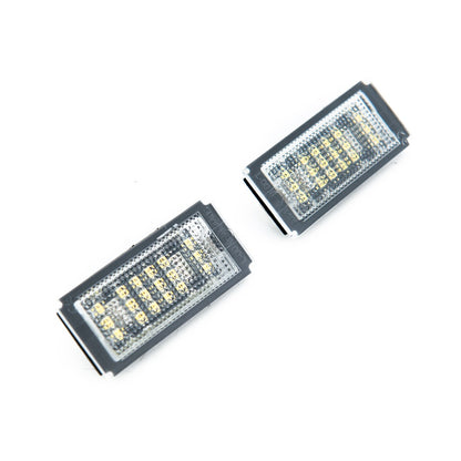 LED Nummernschildbeleuchtung Chrom passend für BMW 3er E46 Coupé 2003-2006