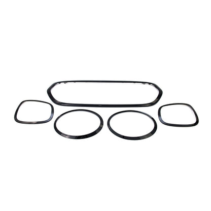 Hochglanz Schwarz De-Chroming Zierleisten Set passend für MINI F55 F56 F57 2013-2020