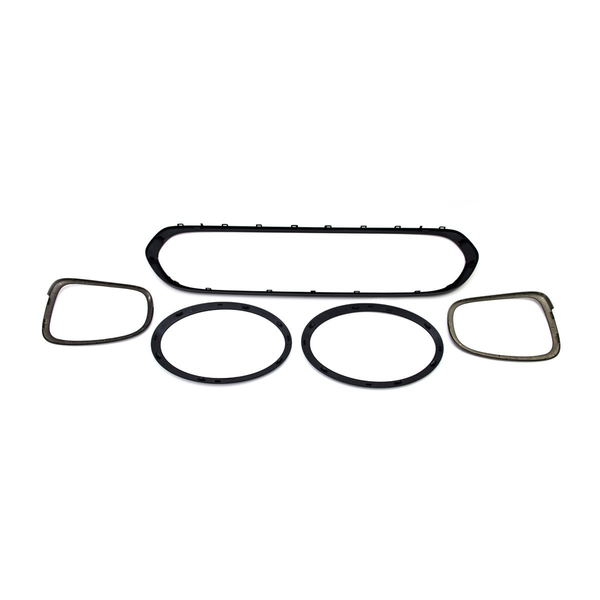 Hochglanz Schwarz De-Chroming Zierleisten Set passend für MINI F55 F56 F57 2013-2020