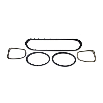 Hochglanz Schwarz De-Chroming Zierleisten Set passend für MINI F55 F56 F57 2013-2020