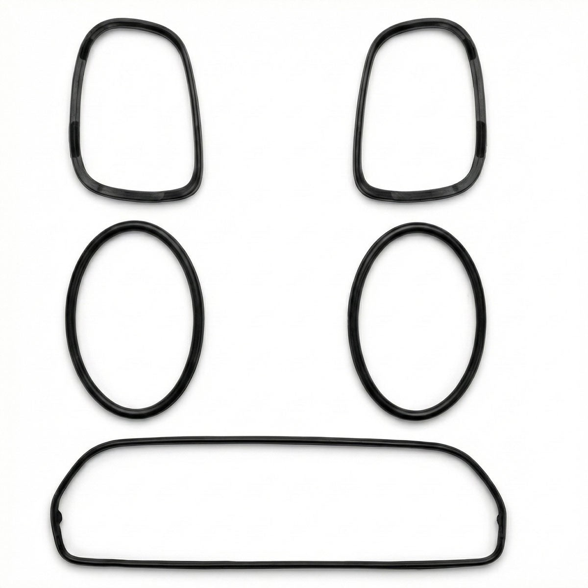 Hochglanz Schwarz De-Chroming Zierleisten Set passend für MINI F55 F56 F57 2020-