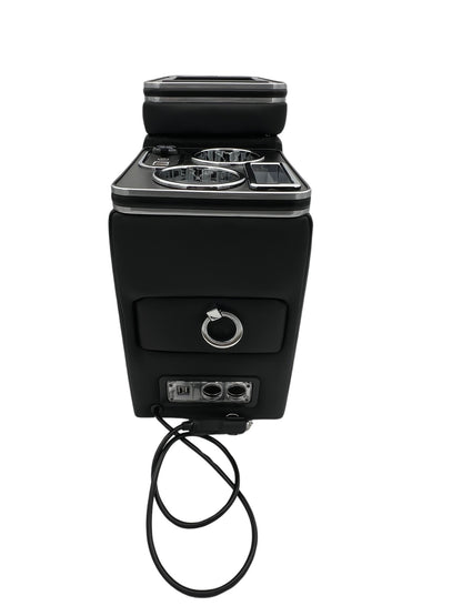 USB-Speicher Mittelkonsole Ablage mit LED passend für VW T5 T6 2003-2019