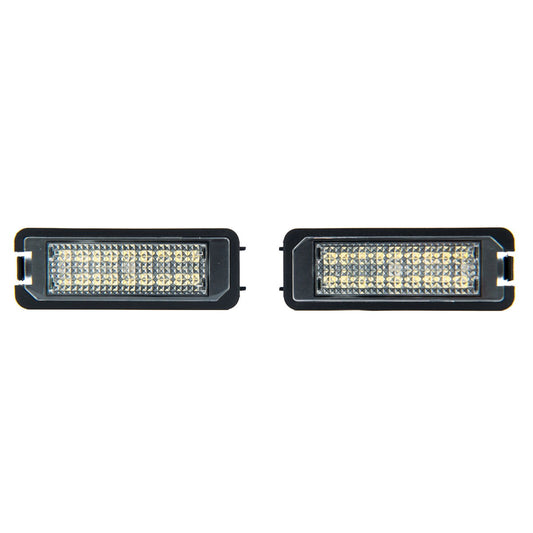 LED Nummernschildbeleuchtung passend für VW Golf 4/5/6 1997-2014 Chrom