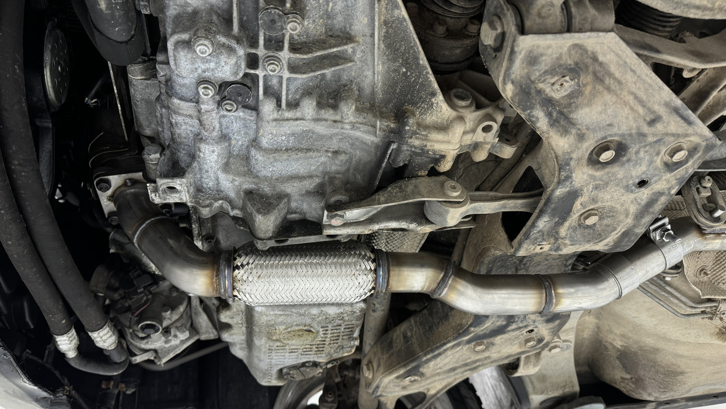 Audi A2 - 1,4l Vorderrohr mit Flexstück (Passend an den originalen Kat oder mit FOX-Kat)
