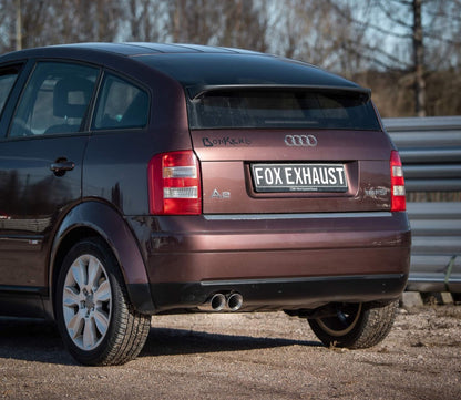 Audi A2 - 1,6l + 1,4l 42l Tank Endschalldämpfer - 2x76 Typ 25