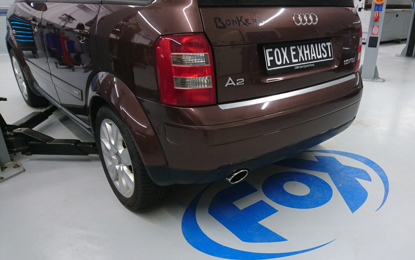 Audi A2 - 1,6l + 1,4l 42l Tank Endschalldämpfer - 115x85 Typ 32