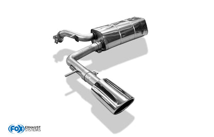 Audi A2 - 1,6l + 1,4l 42l Tank Endschalldämpfer - 115x85 Typ 32