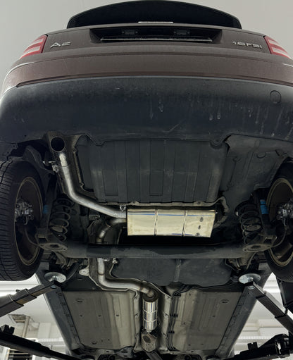 Audi A2 - 1,6l Halbanlage ab Kat - 1x63 Typ 26 (Bestehend aus End- und Vorschalldämpfer mit Endrohr)