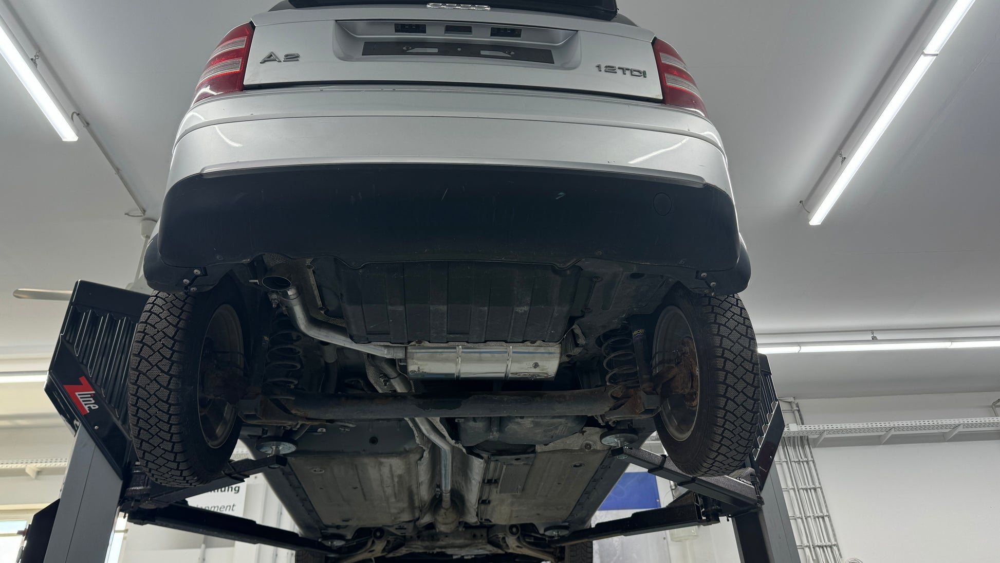 Audi A2 - 1,2l TDI Halbanlage ab Kat - 1x63 Typ 26