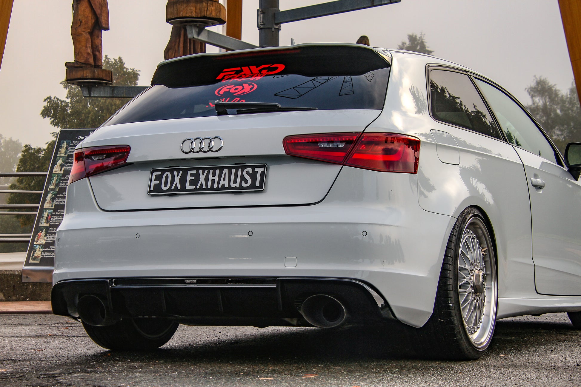 Audi A3 - 8V Sportback quattro FVL Endschalldämpfer Ausgang rechts/links - 160x130 Typ 38 rechts/links