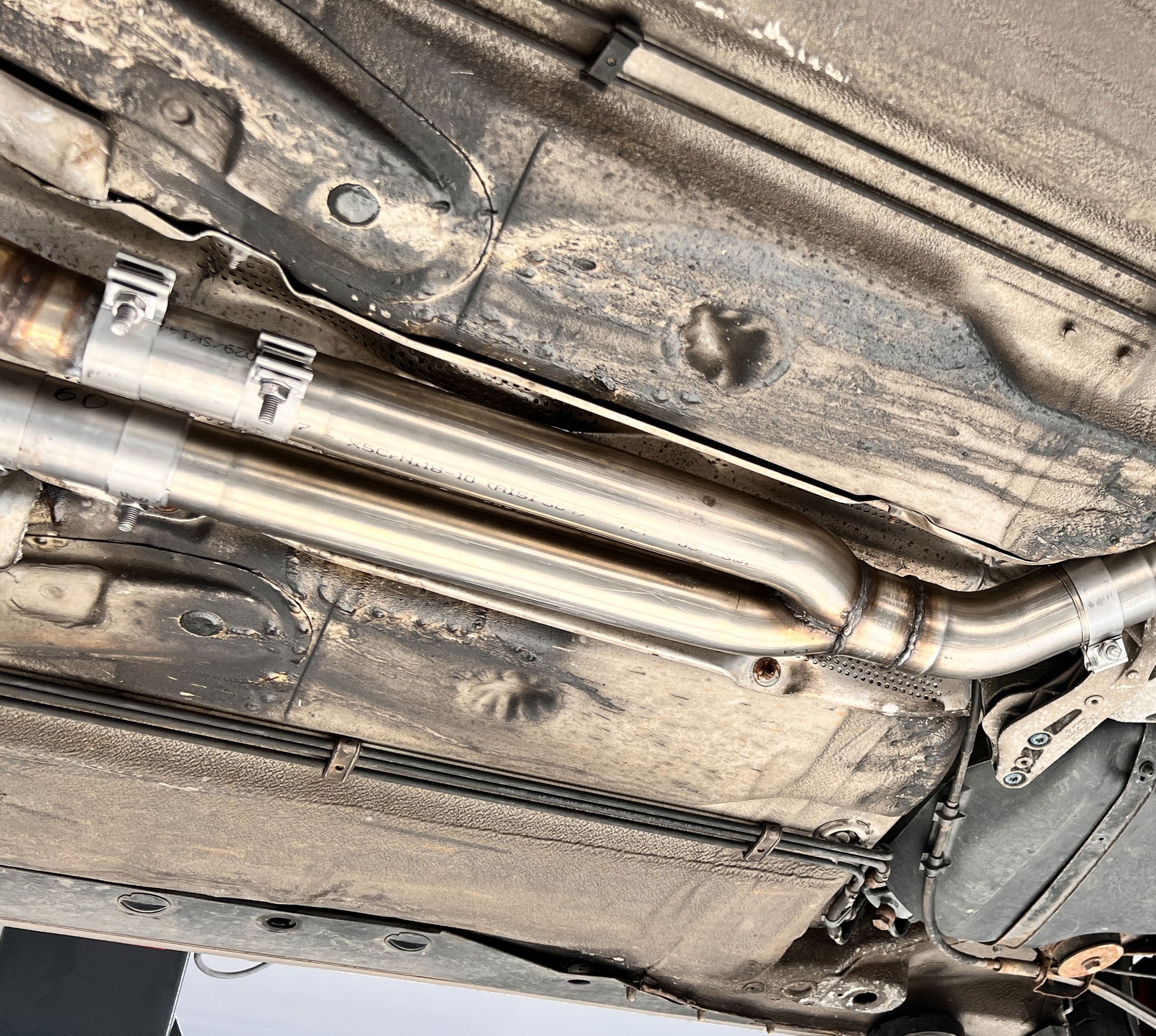 Audi S4 B5 Verbindungsrohr 76mm/2x70mm mit Adapter 2x76mm