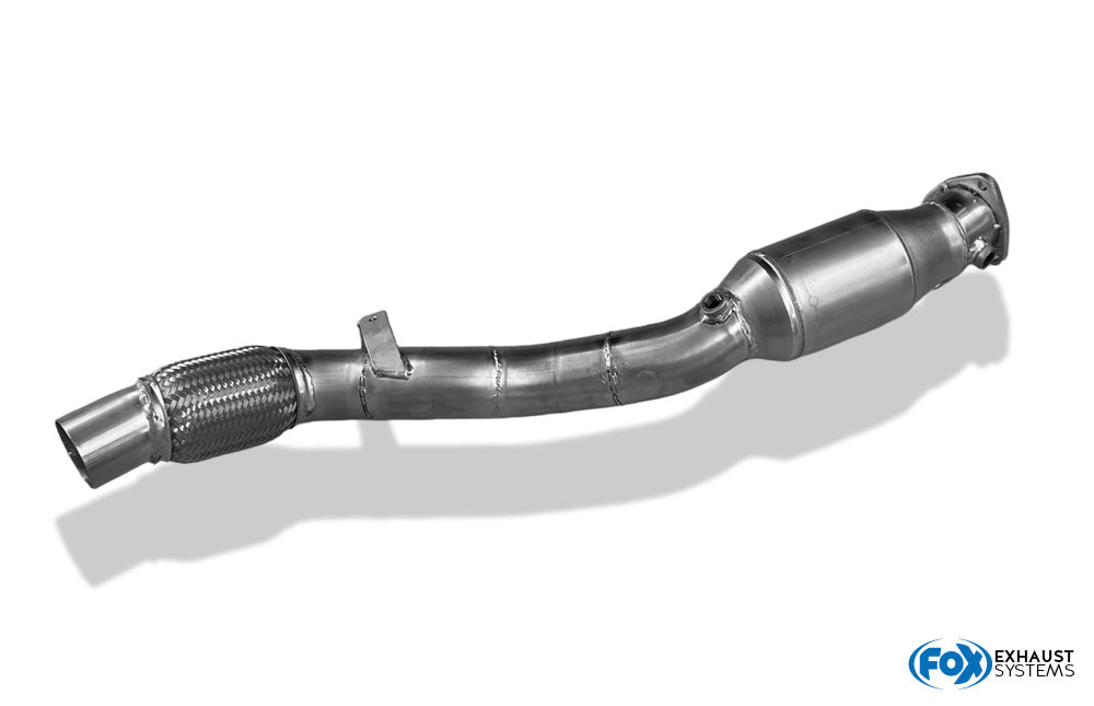 Audi A4 B5 - Frontantrieb Downpipe 76mm mit 300-Zellen-HJS Katalysator