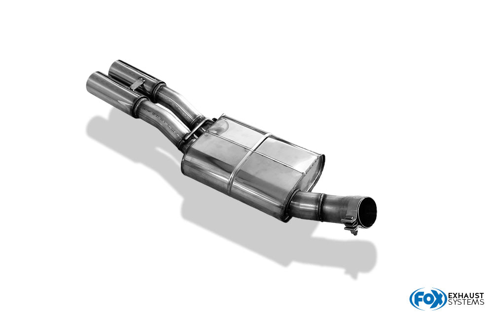 Audi A4 B5 - Frontantrieb Endschalldämpfer 76mm - 2x80 Typ 10