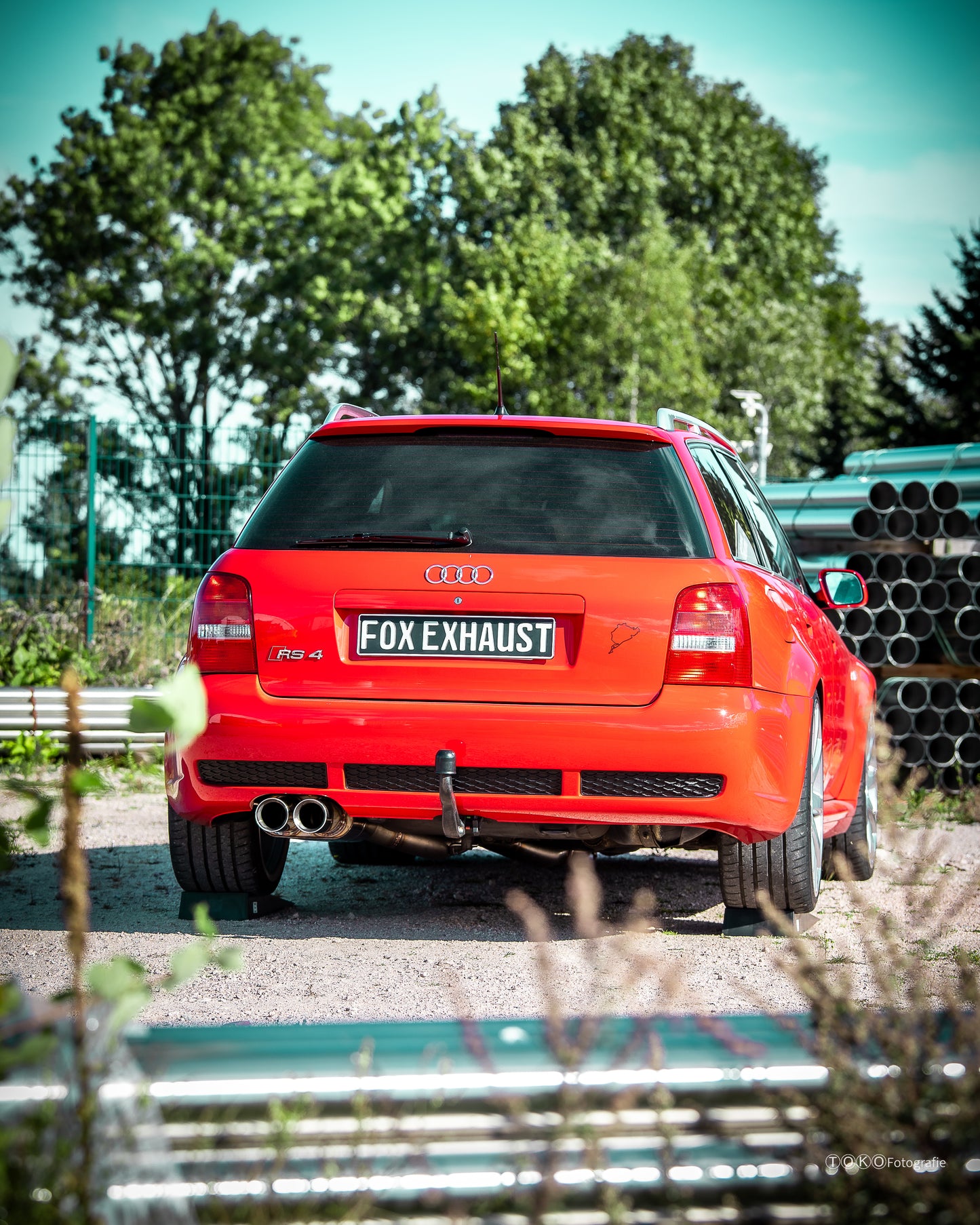 Audi RS4 B5 Endschalldämpfer 90mm - 2x90 Typ 25