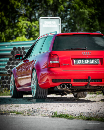 Audi RS4 B5 Endschalldämpfer 90mm - 2x90 Typ 25