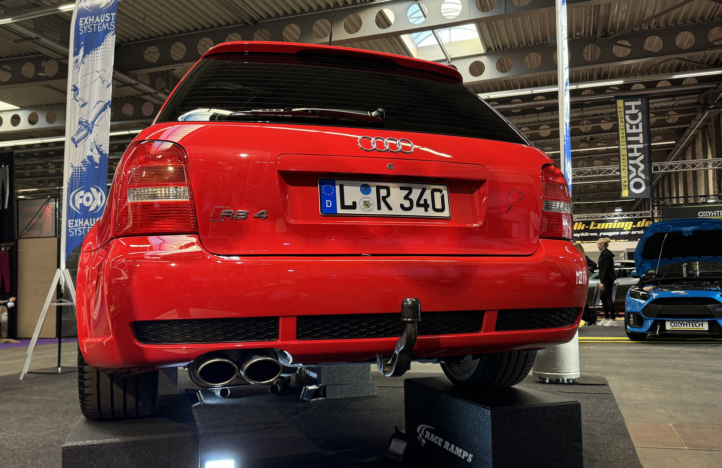 Audi RS4 B5 Endschalldämpfer 90mm - 2x106x71 Typ 32