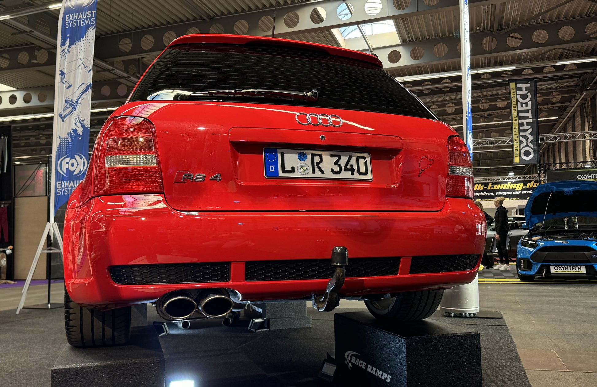 Audi RS4 B5 Endschalldämpfer 90mm - 2x106x71 Typ 32