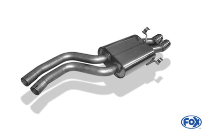 Audi 100/A6 Typ C4 quattro Endschalldämpfer - 2x76 Typ 14