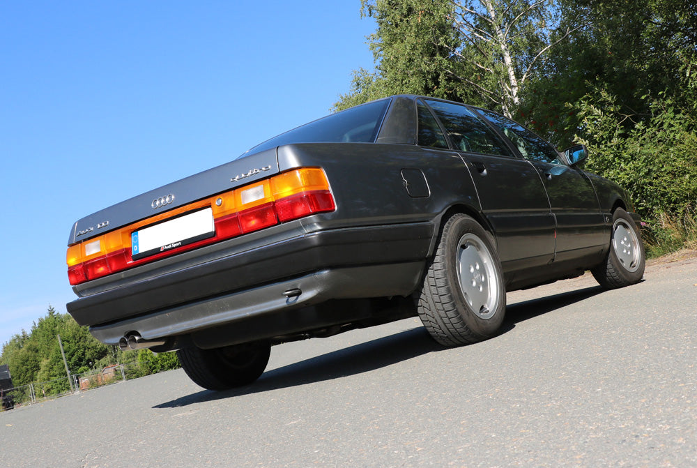 Audi 100 quattro Typ C3 Endschalldämpfer - 2x63 Typ 10 Kopie